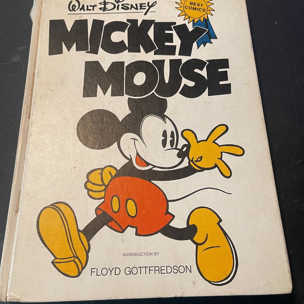 Mickey Mouse Walt Disney Hardcover Book  Best Comics